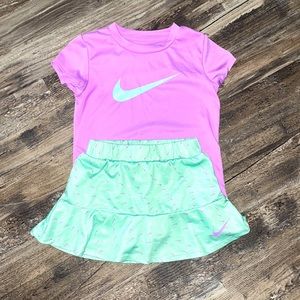 4t matching top and skort set